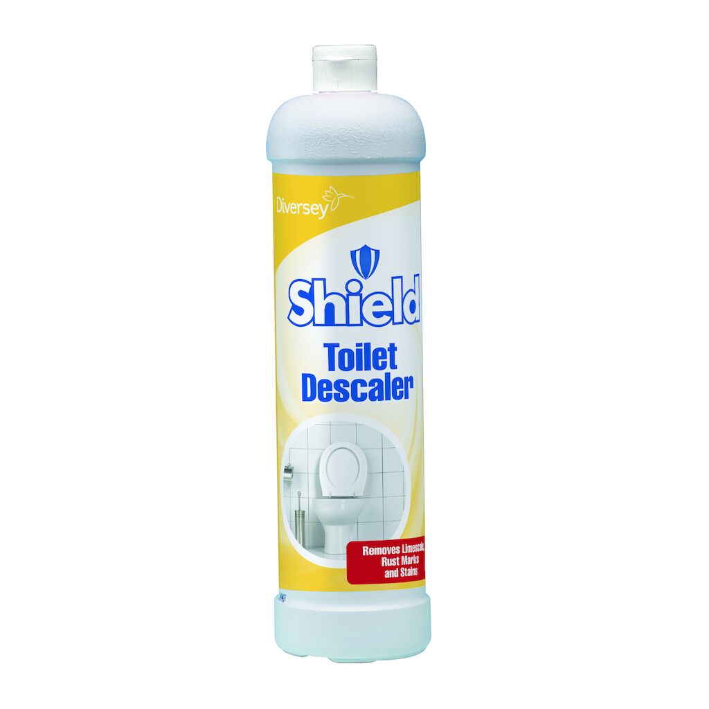 Shield Toilet Descaler 12x1L - Heavy duty limescale remover for toilets