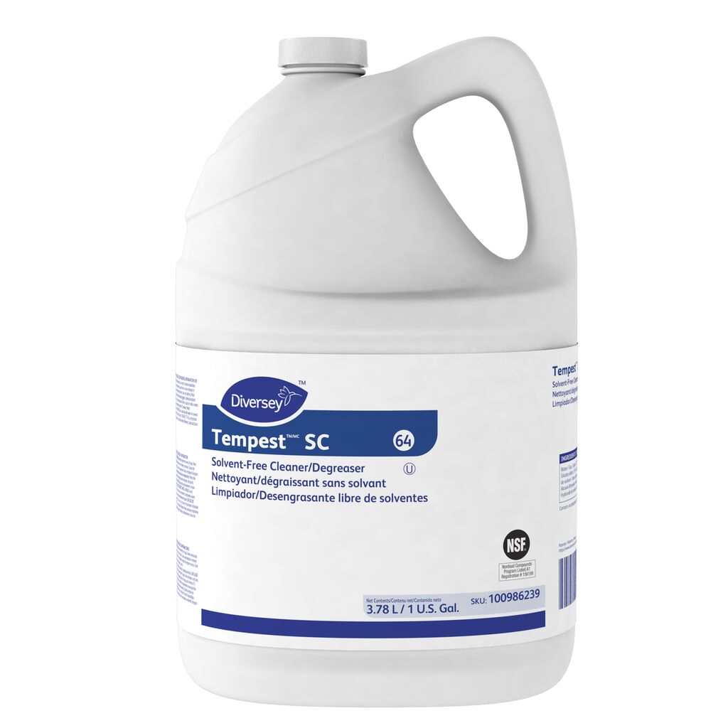 Tempest™ SC Solvent Free Cleaner Degreaser 48, 1gal, 4/CT - Solvent-Free Cleaner/Degreaser