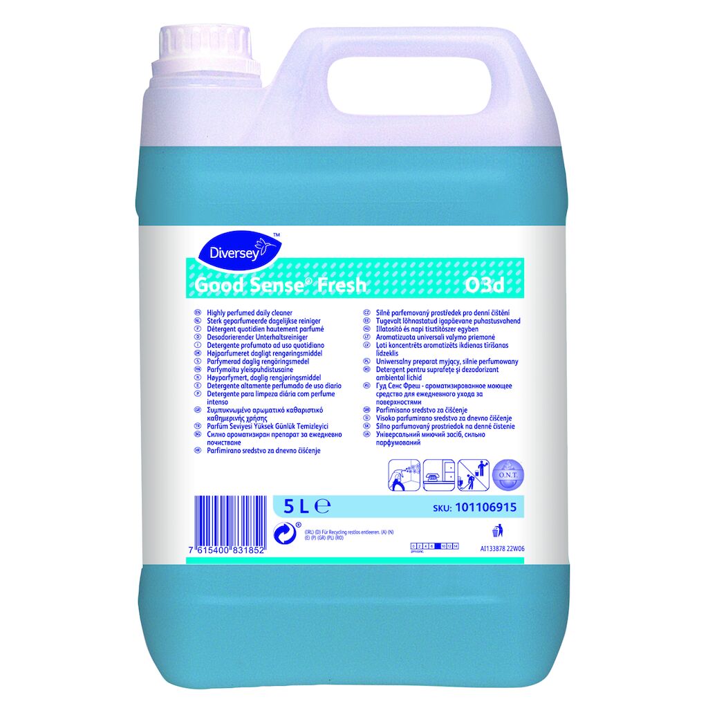 Good Sense Fresh O3d 2x5L - Highly perfumed daily cleaner