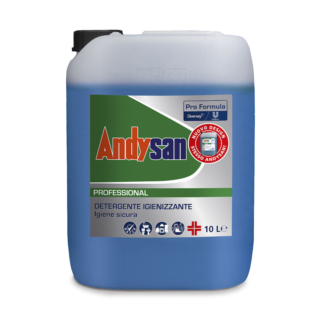 Andysan 10L - Detergente igienizzante professionale