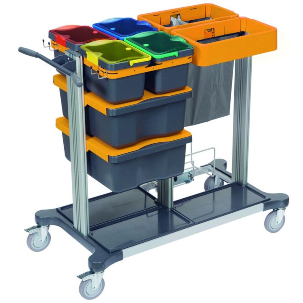 TASKI Midi Reinigungswagen geschlossen - für Jonmaster-System 1Stk. - TASKI Midi Reinigungswagen geschlossen - für Jonmaster-System