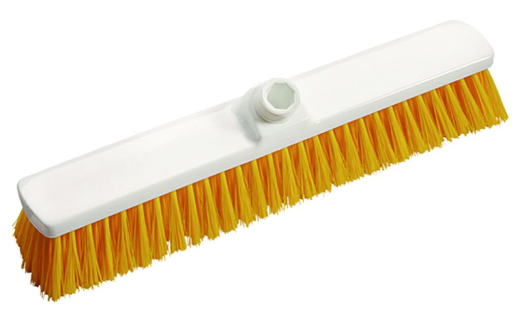 Broom Medium 1szt. - 40 cm - Żółty - DI szczotki do zamiatania z włosiem średnio miękkim o szerokości 40 cm