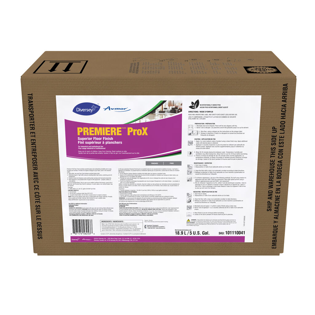 Premiere ProX Superior Floor Finish 1x5gal BIB, 5gal - Superior Floor Finish
