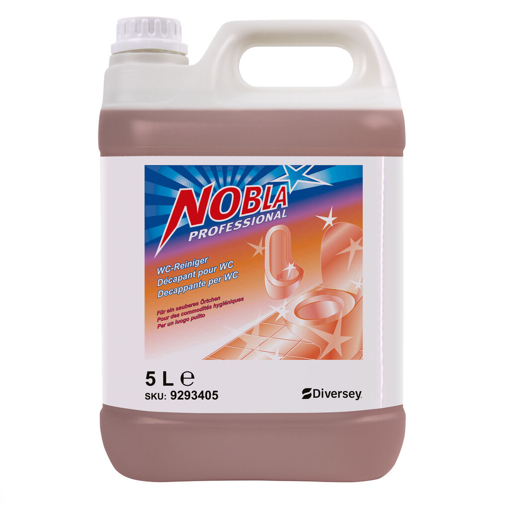 Nobla Detergente per WC 2x5L - Detergente base pronto all'uso per WC