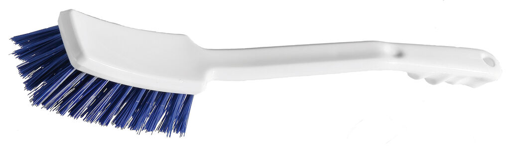 Spazzola a manico lungo con setole dure e setole medie 2x1pz - 400 x 48 x 70 mm - Blu