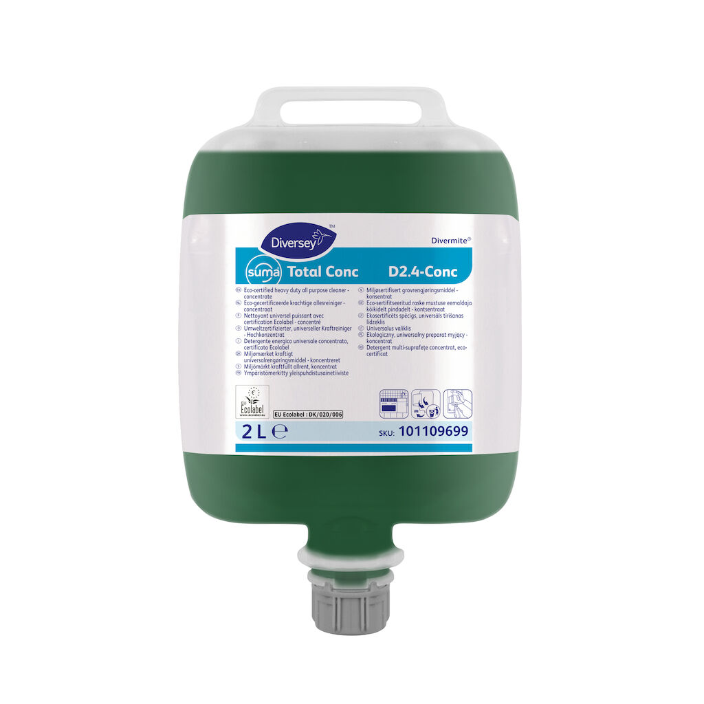 Suma Total Conc D2.4 3x2L - Detergent multi-suprafețe concentrat, eco-certificat