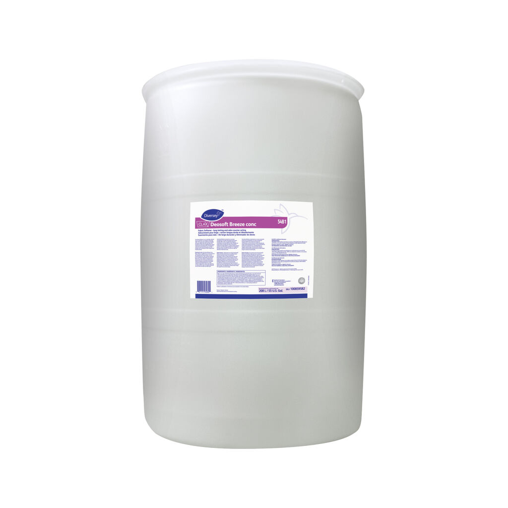 Clax® Deosoft Breeze conc 54B1 54B1, 55gal - Fabric Softener - long lasting and odor-counter acting