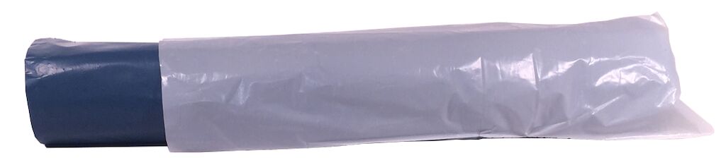 Vuilniszak - LDPE 20x25st - 50 x 60 cm / 30 L / 40 my - Blauw - Afvalzakken