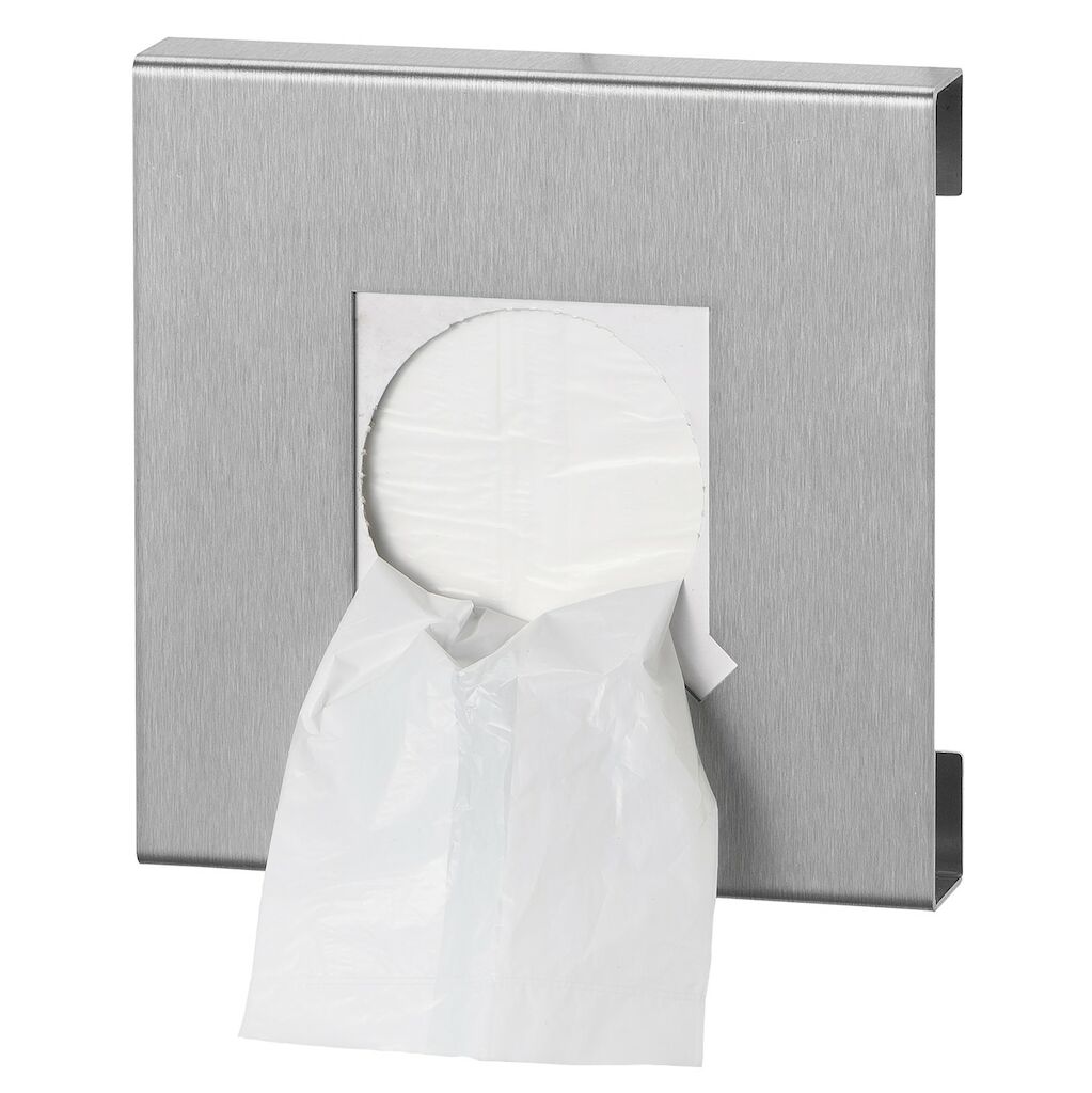 Qbic distributeur serviettes hygiénique 1pc - Porte-sac hygiénique en inox