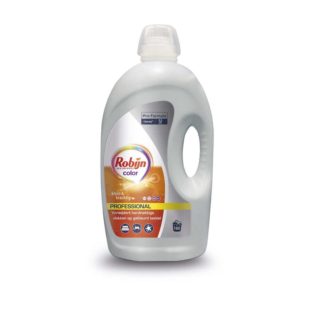 Robijn Wasmiddel Color Klein & Krachtig Professional 2x4.32L - Supergeconcentreerd vloeibaar wasmiddel voor gekleurde stoffen
