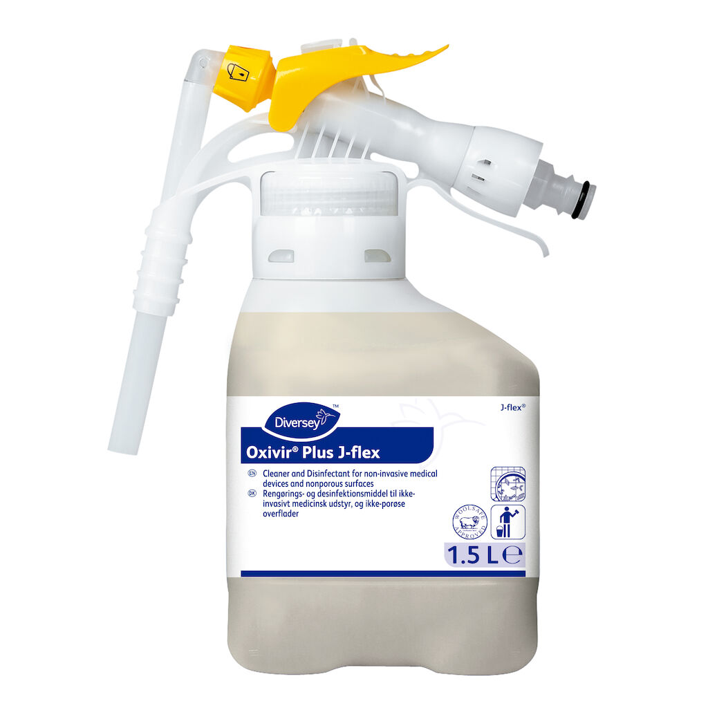 Oxivir Plus J-flex 1.5L - Cleaner and Disinfectant for non-invasive medical devices and nonporous surfaces