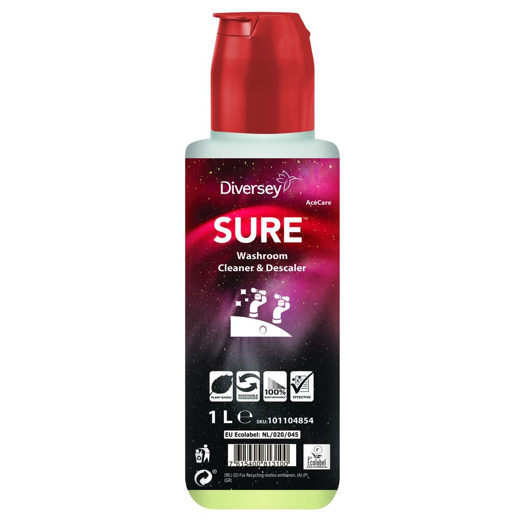 SURE Washroom Cleaner & Descaler AC 6x1L - Sanitairreiniger en ontkalker in Diversey AceCare