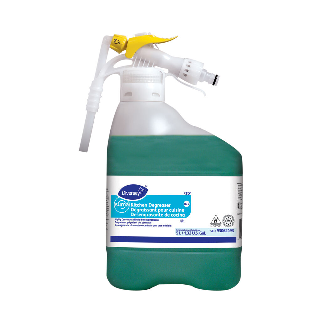 Suma® Kitchen Degreaser D2.4 D2.4, 5L - Highly Concentrated Multi-Purpose Degreaser