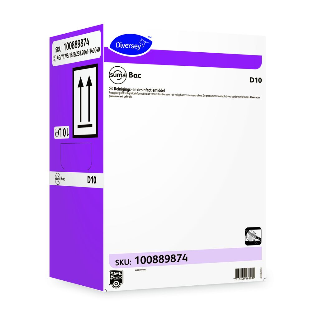 Suma Bac D10 10L - Reinigings- en desinfectiemiddel