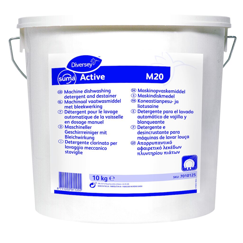 Suma Active M20 10kg - Détergent pour le lavage automatique et le trempage de la vaisselle en dosage manuel