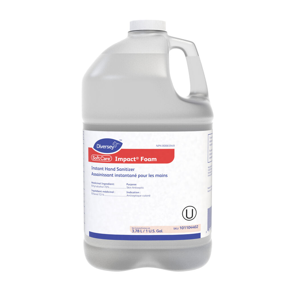 Soft Care Impact Foam Instant Hand Sanitizer (CAN), 1gal, 4/CT - Instant Hand Sanitizer