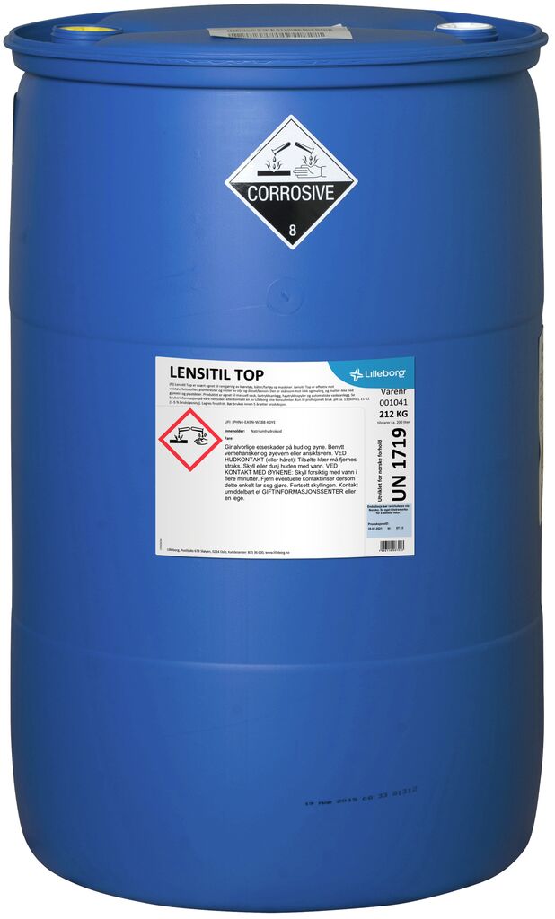 LENSITIL TOP 212kg - Sterkt alkalisk skumrengjøringsmiddel