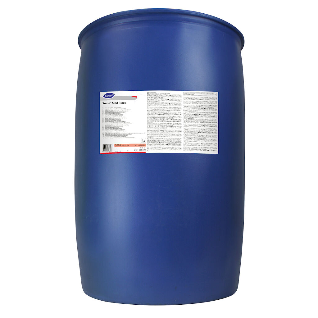Suma Med Rinse 200L - Additivo di risciacquo per dispositivi medici