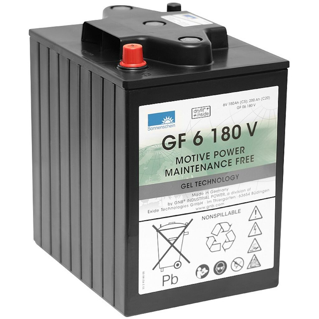 Akku, huoltovapaa 1kpl - 6V / 180Ah C5