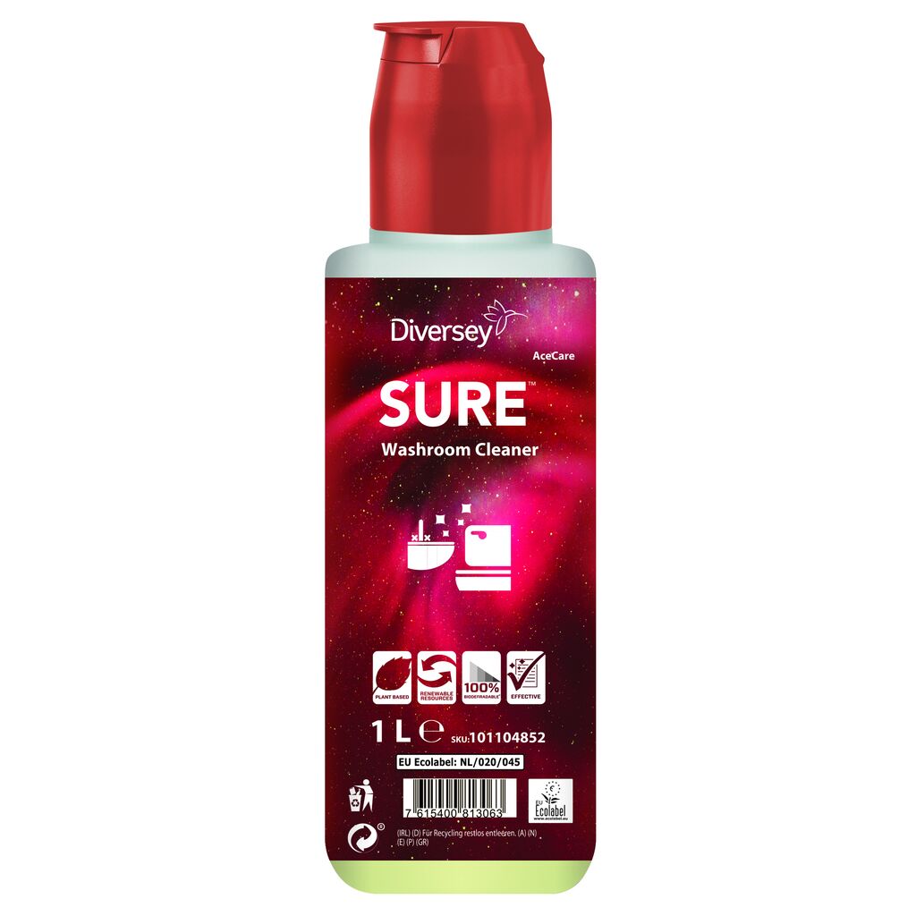 SURE Washroom Cleaner AC 6x1L - Sanitairreiniger voor dagelijks gebruik in AceCare