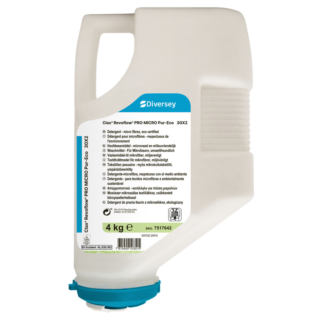 Clax Revoflow PRO Micro Pur-Eco 30X2 3x4kg - Tekstiilien pesuaine