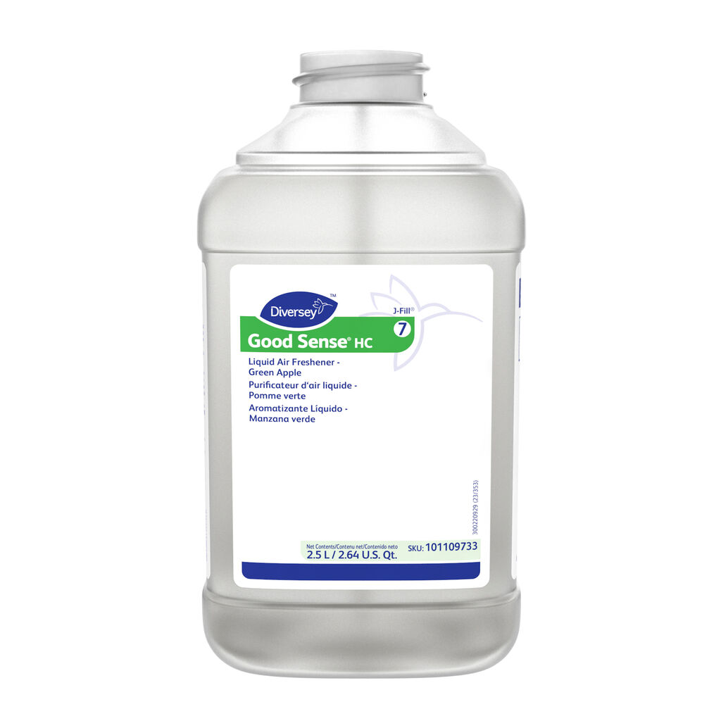 Good Sense® HC Liquid Air Freshener 7, 2.5L, J-Fill® / QuattroSelect®, 2/CT - Liquid Air Freshener - Green Apple