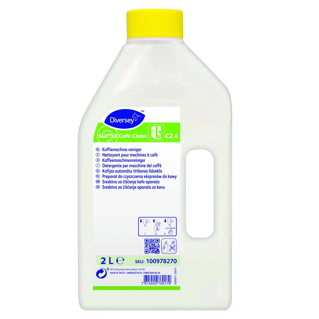 Suma Café Clean C2.4 2x2L - Nettoyant pour machines à café et expresso