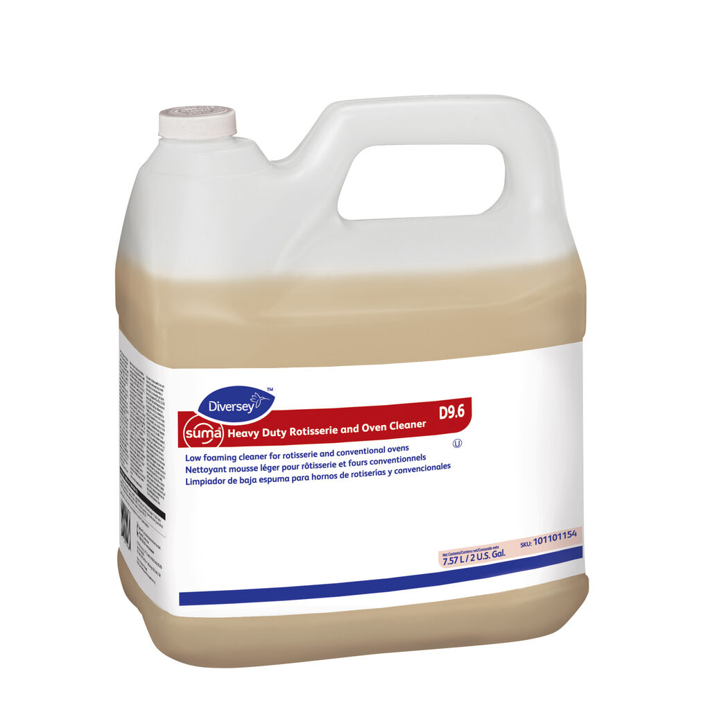 Suma® Heavy Duty Rotisserie & Oven Cleaner D9.6 D9.6, 2gal, 2/CT - For Automatic Self-Cleaning Ovens & Rotisseries