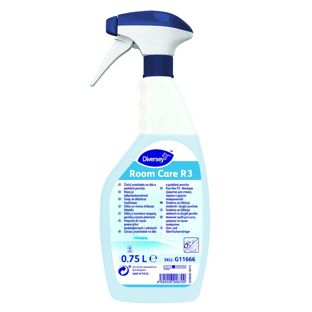 Room Care R3 R3 6x0.75L - Általános felület- és üvegtisztító szer