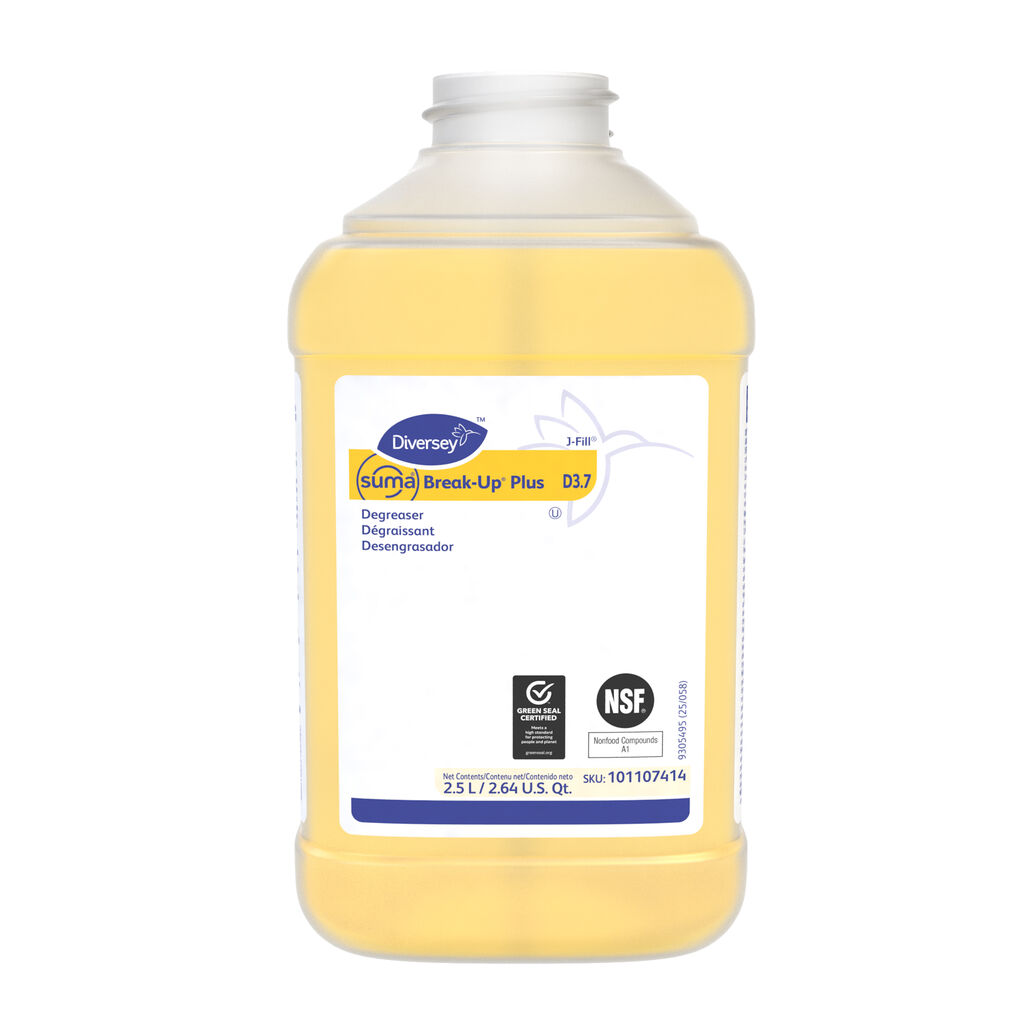 Suma® Break-Up Plus D3.7, 2.5L, J-Fill® / QuattroSelect®, 2/CT - Degreaser