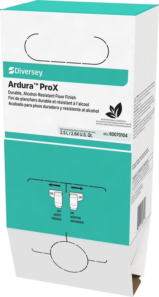 Ardura™ ProX Alcohol-Resistant Floor Finish, 2.5L, 6/CT