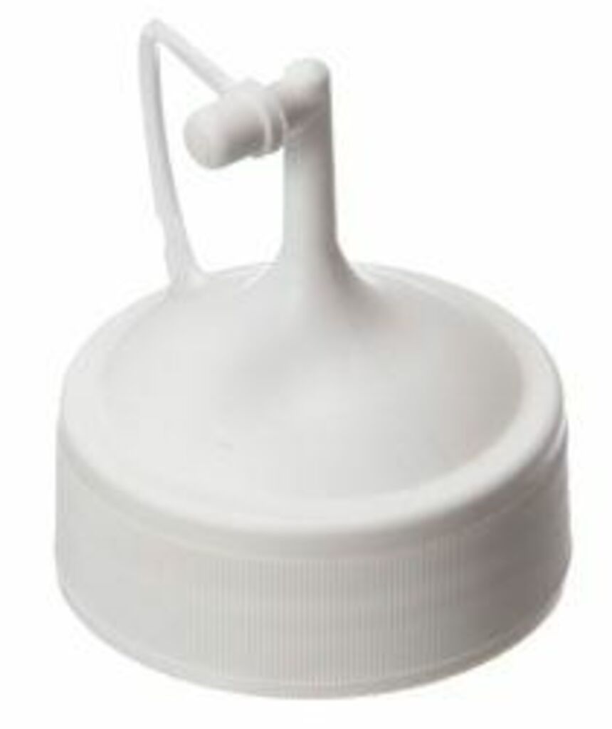 Doseerdop witte schuine hals 1st - Wit - Doseerdop witte schuine hals