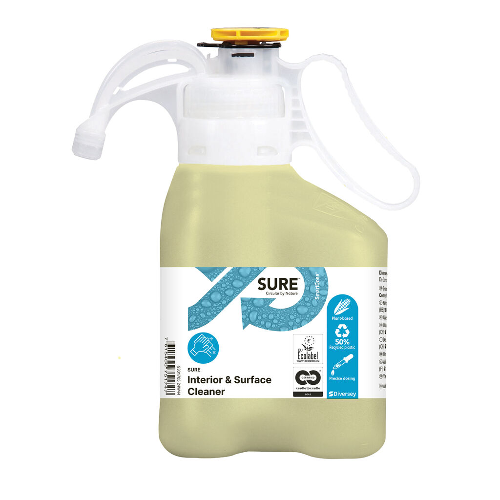 SURE Interior & Surface Cleaner SD 1.4L - Universal rengøringsmiddel i SmartDose® Cradle to Cradle Certified®
