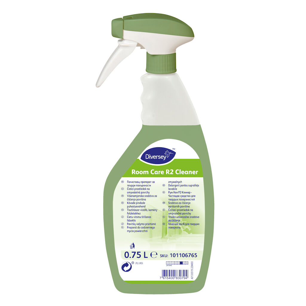 Room Care R2 Cleaner 6x0.75L - Čistiaci prostriedok na tvrdé povrchy