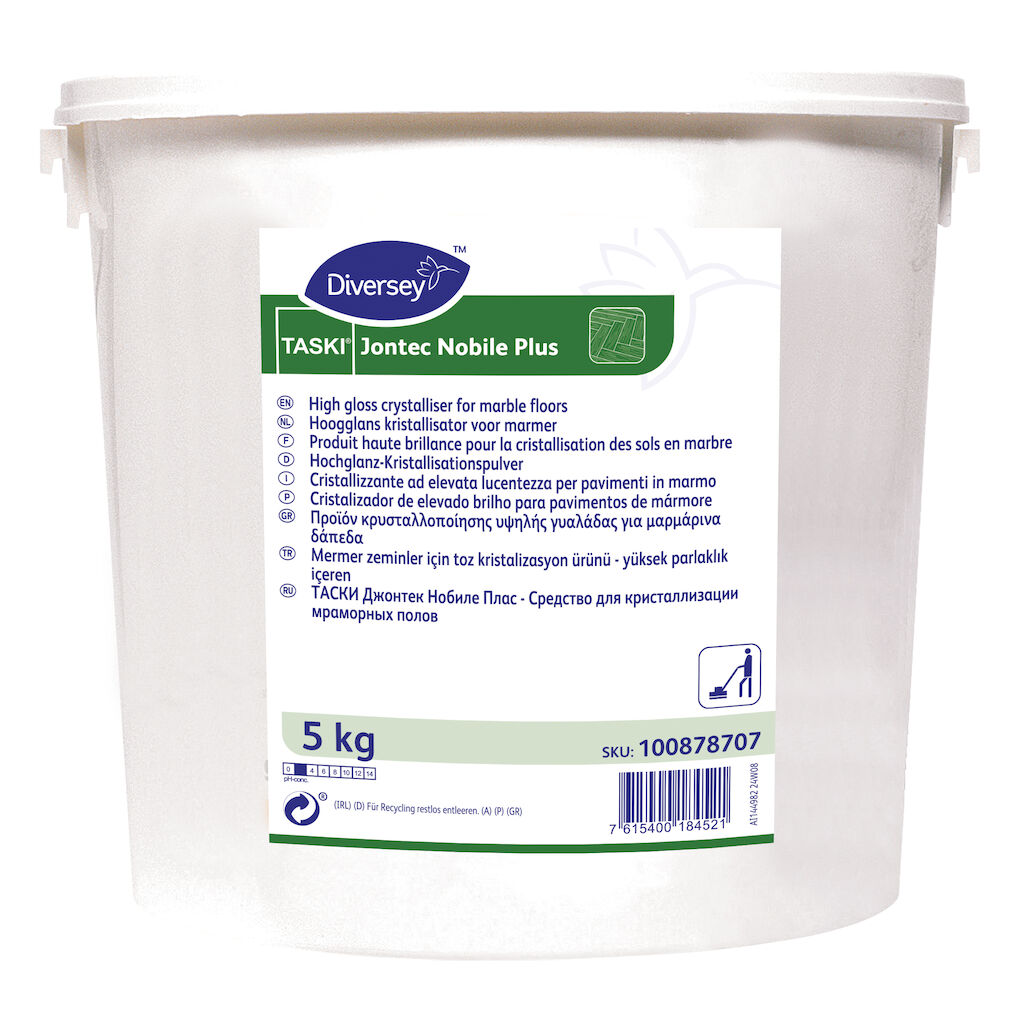 TASKI Jontec Nobile Plus 5kg - Hochglanz-Kristallisationspulver für Marmorböden