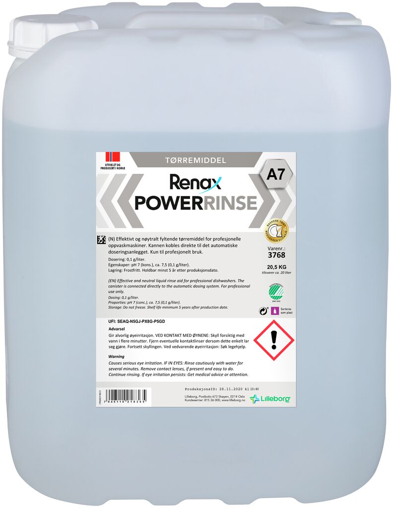 RENAX POWERRINSE A7 20.5kg
