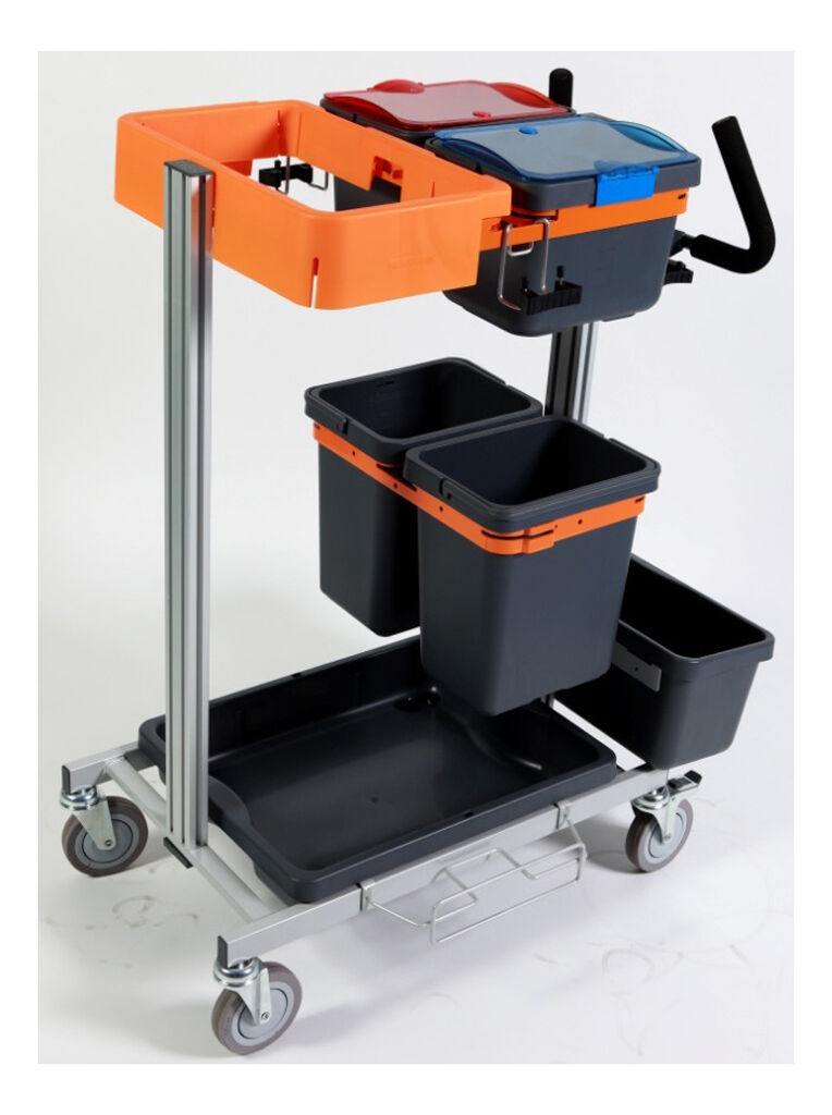 TASKI Nano Trolley voor Jonmaster 1st - De TASKI Nano Trolley voor Jonmaster biedt u de meest complete oplossing voor klamvochtige reiniging.