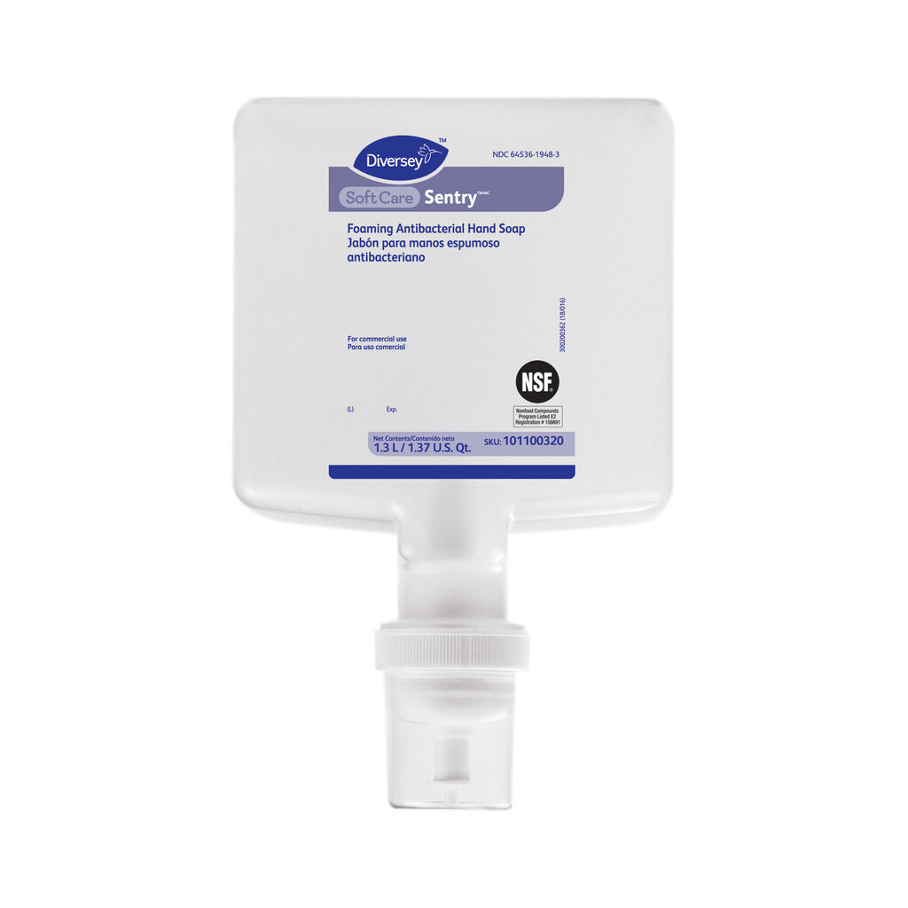 Soft Care®  Sentry (TM) (US), 1.3L, 6/CT - Foaming Antibacterial Hand Soap