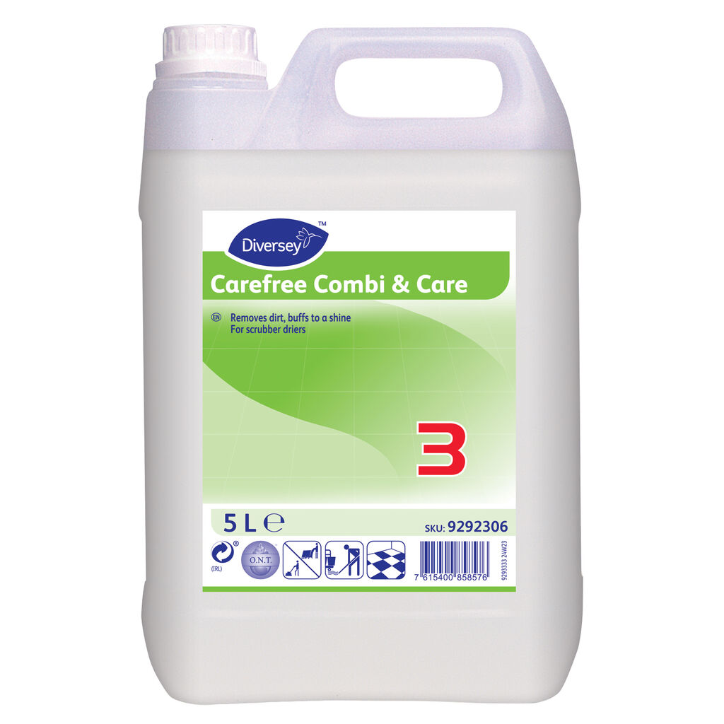 Carefree Combi & Care 2x5L - Polymer based floor cleaner/maintainer