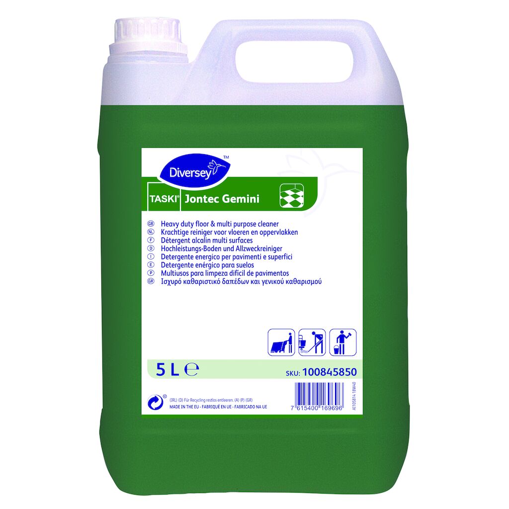 TASKI Jontec Gemini 2x5L - Ισχυρό καθαριστικό για δúσκολους ρúπους