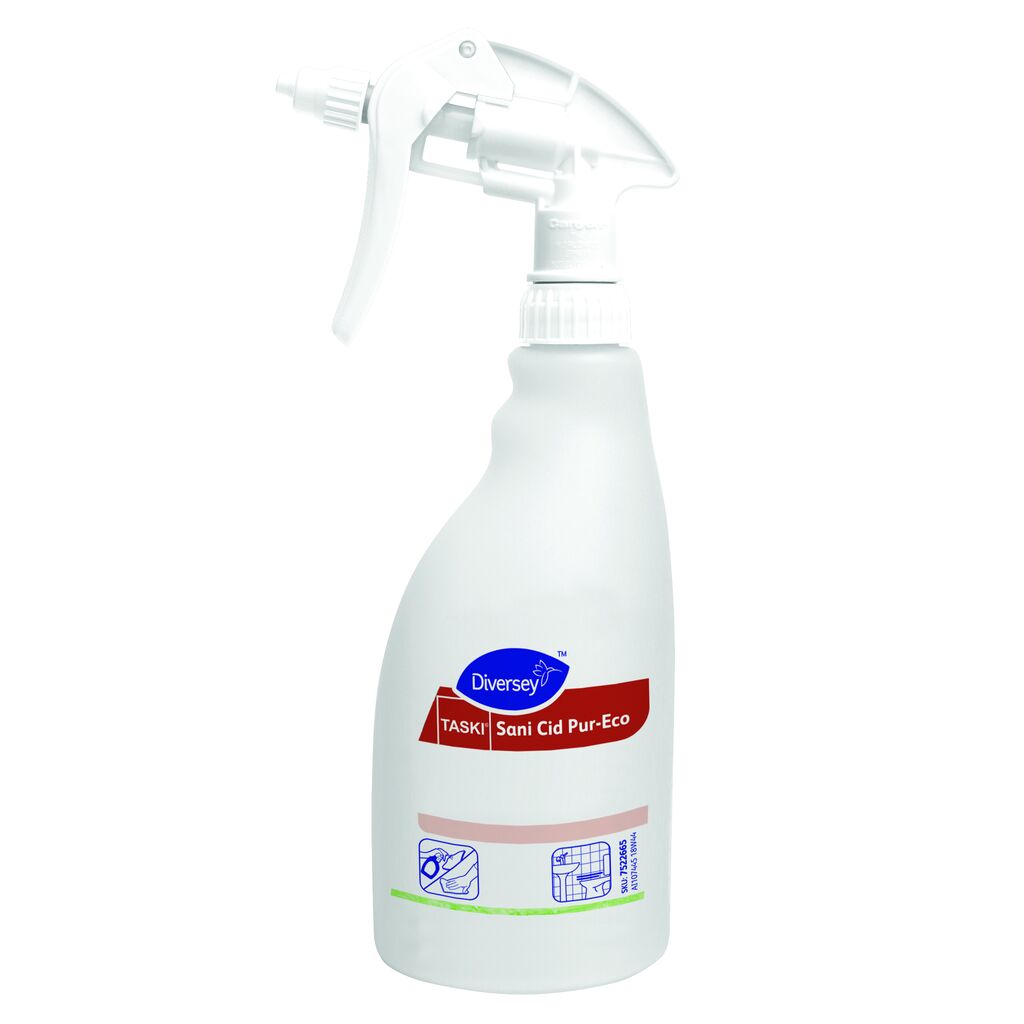 TASKI Sani Cid Pur-Eco Empty Spraybottles 5kpl - Hapan saniteettitilojen puhdistusaine