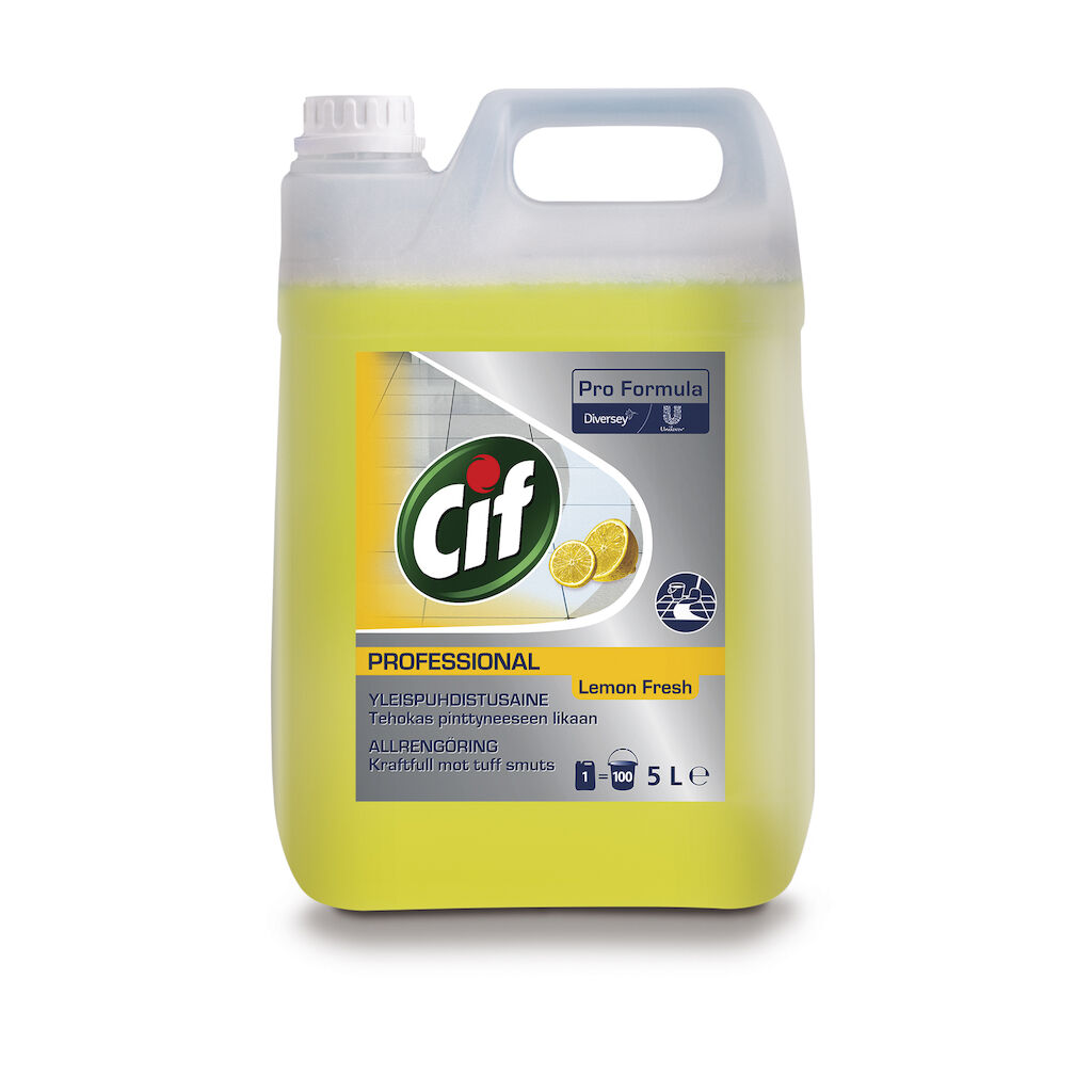Cif Professional All Purpose Cleaner Lemon Fresh 2x5L - Yleispuhdistusaine