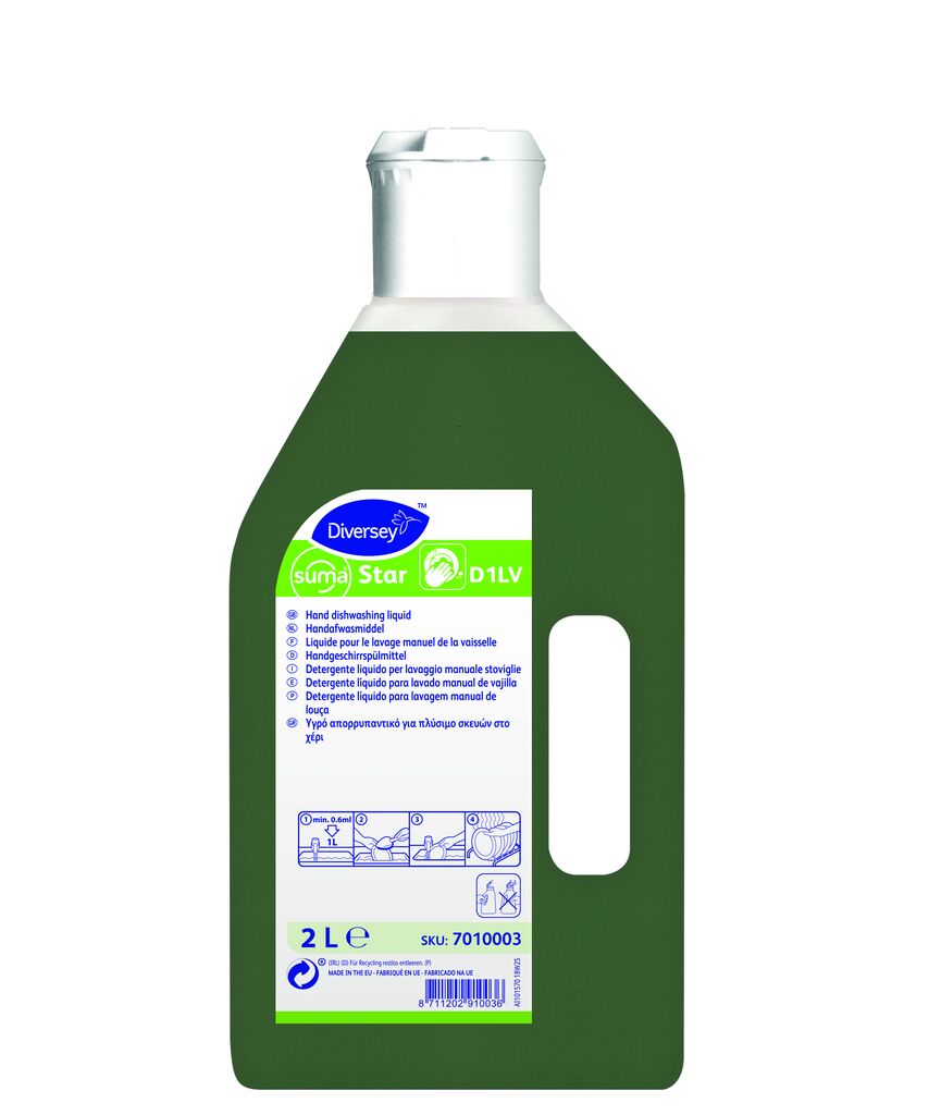 Suma Star D1 6x2L - Detergente líquido para a lavagem manual de louça