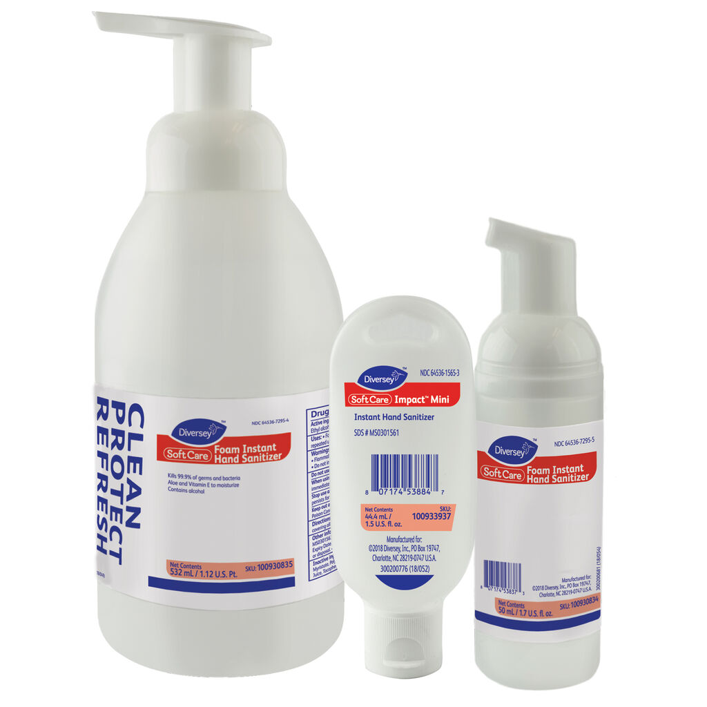 Soft Care® Foam Instant Hand Sanitizer (US), 532ml, 6/CT - Foam Instant Hand Sanitizer