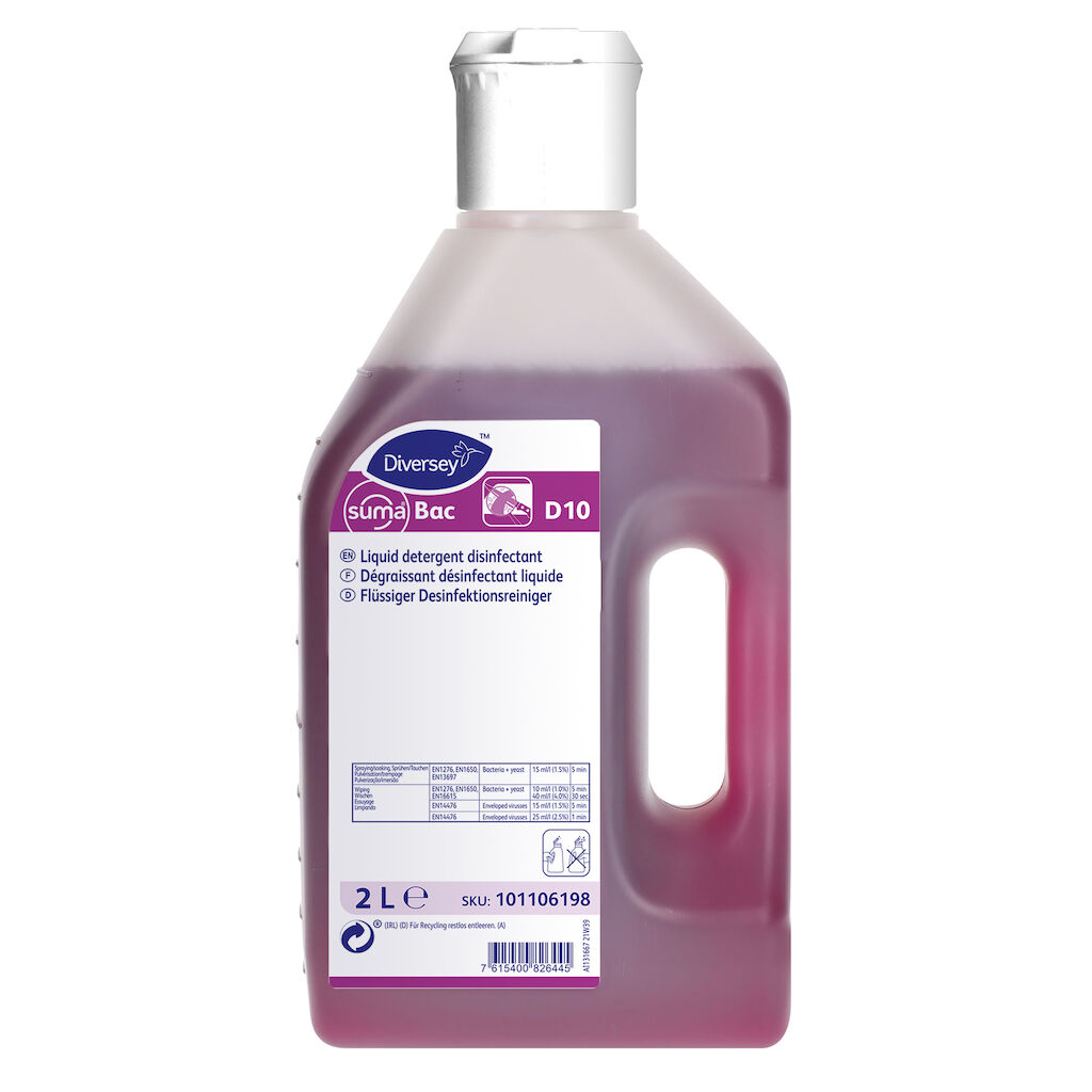 Suma Bac D10 6x2L - Flüssiger Desinfektionsreiniger