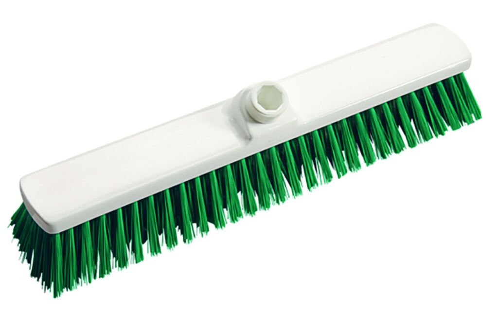 Broom Medium 1szt. - 40 cm - Zielony - DI szczotki do zamiatania z włosiem średnio miękkim o szerokości 40 cm