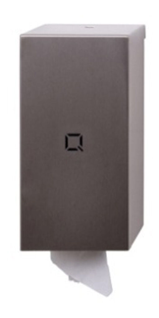 QBic Toiletpapierdispenser Tissue 1st - RVS dispenser voor tissue toiletpapier