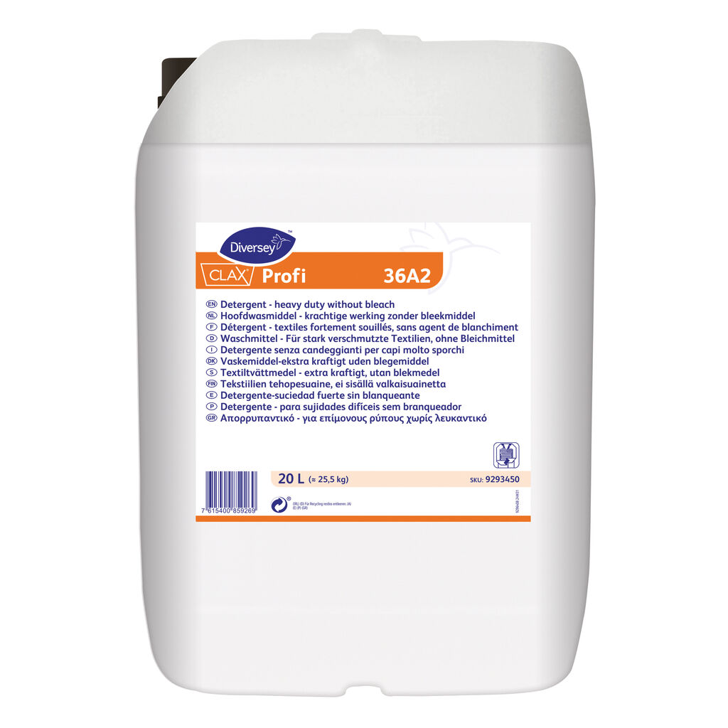 Clax Profi 36A2 20L - Detergente per acque dolci e capi molto sporchi
