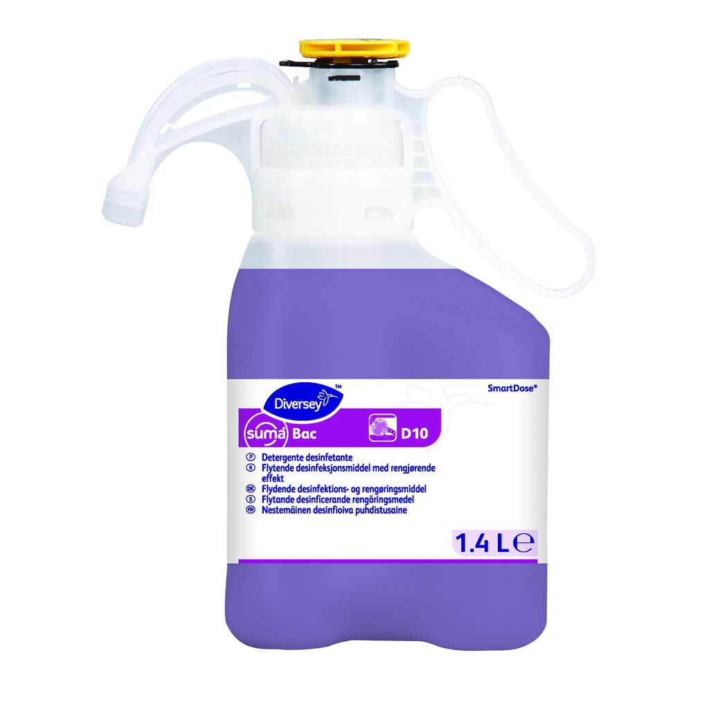 Suma Bac SD D10 2x1.4L - Rengørings- og desinfektionsmiddel til SmartDose™