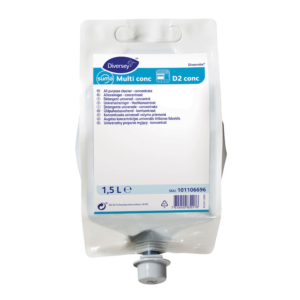 Suma Multi conc D2 Conc 4x1.5L - Geconcentreerde allesreiniger